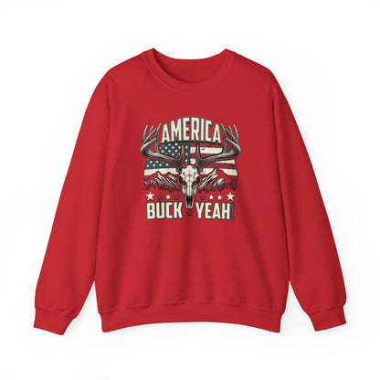 American Buck Yeah! Sweatshirt (Front Design)